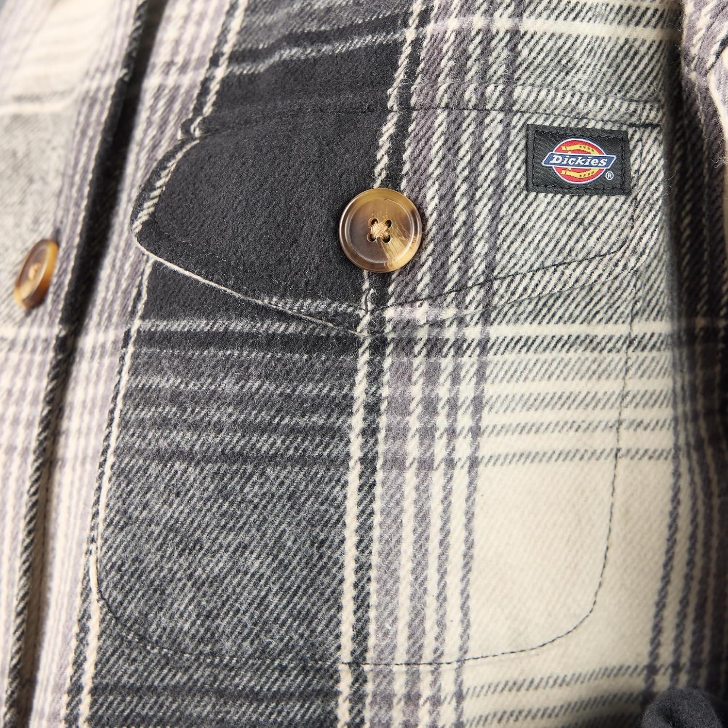 image:imageDickies Womens Flannel ShacketBlack