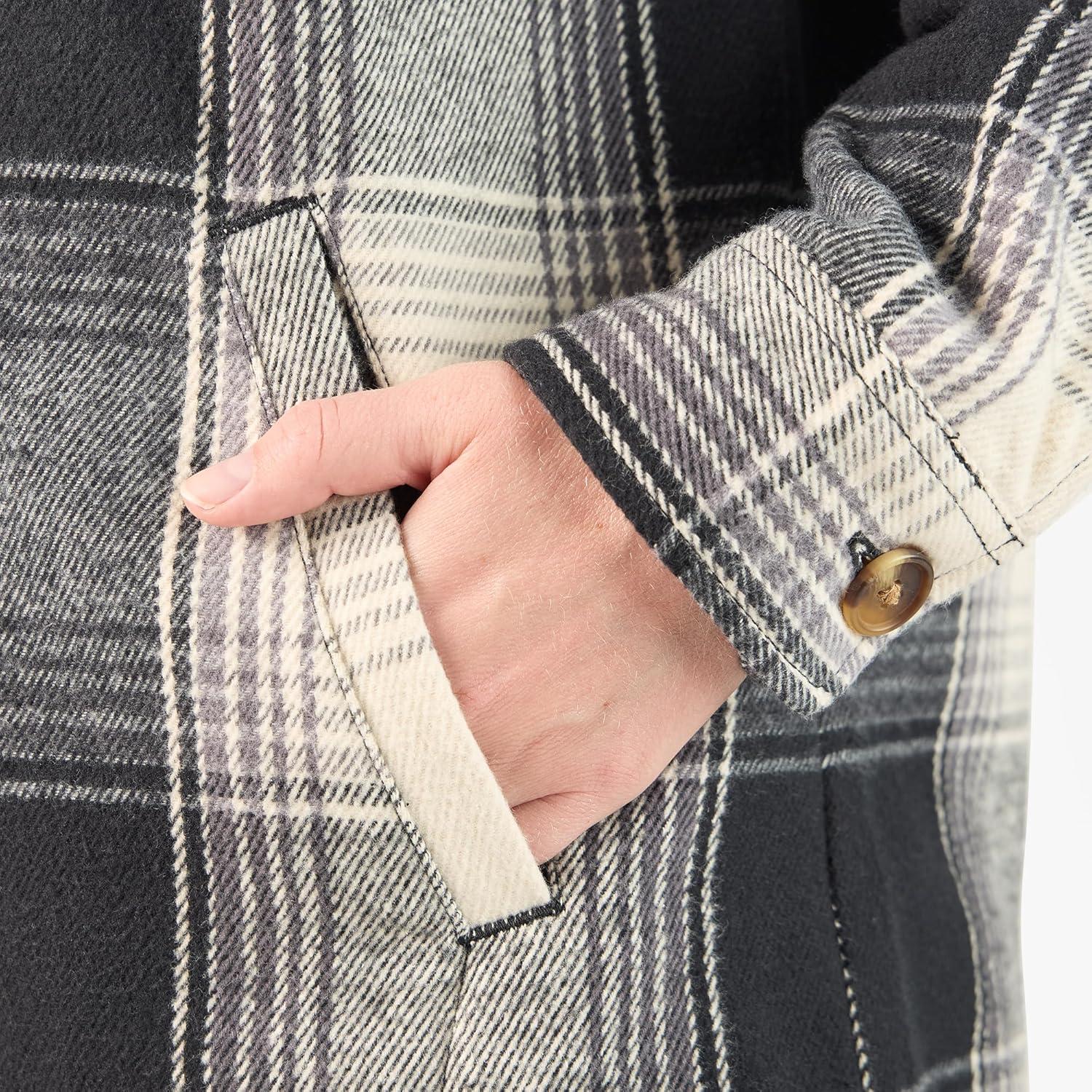 image:imageDickies Womens Flannel ShacketBlack