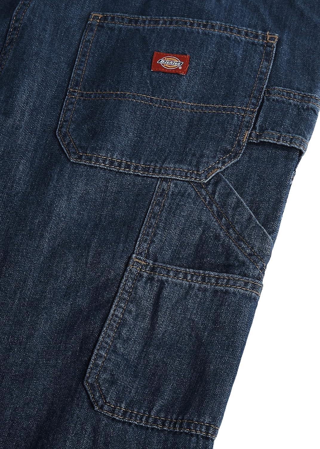image:imageDickies Womens Relaxed Fit Bib OverallMedium Stonewashed Denim