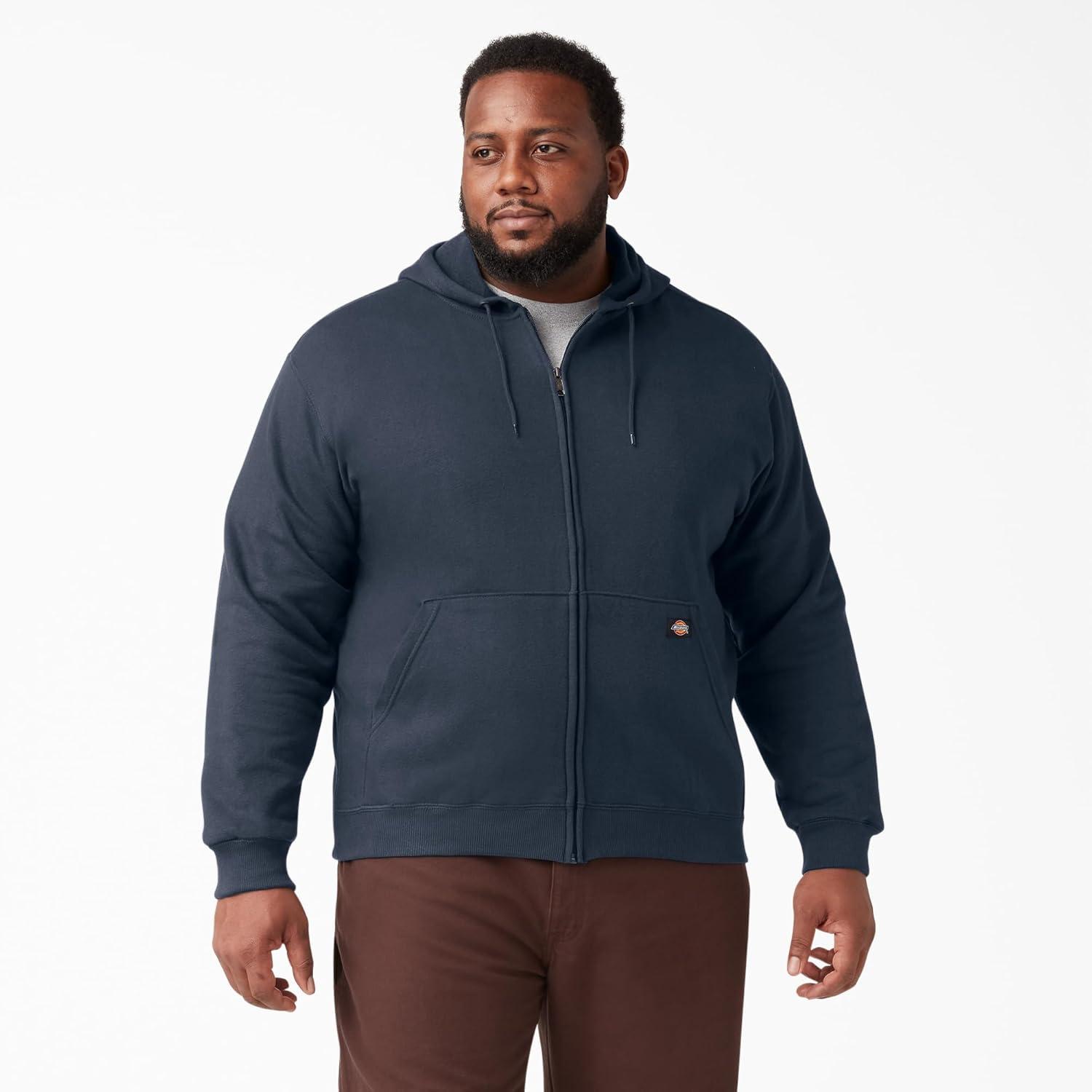 image:imageDickies mens Big Tall Full Zip Fleece HoodieDark Navy