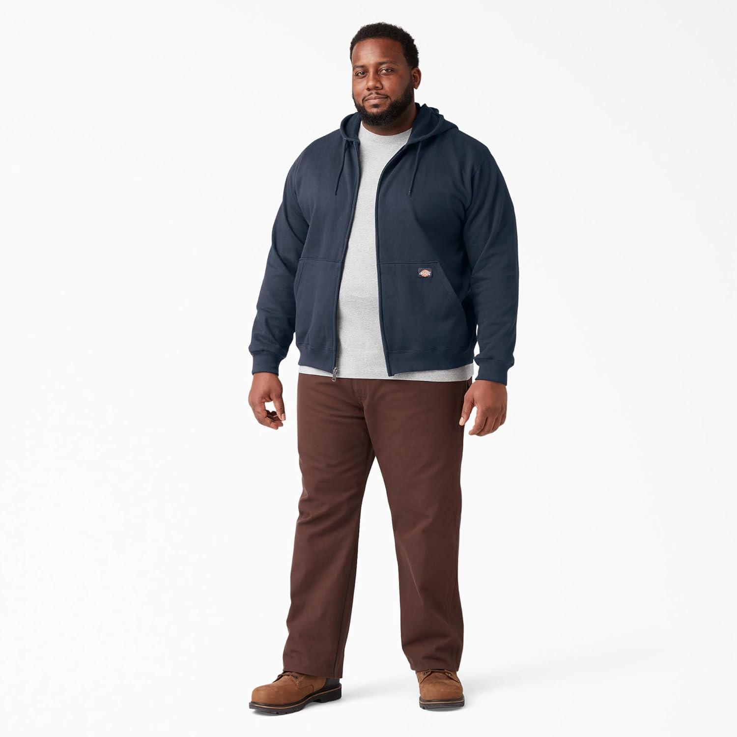 image:imageDickies mens Big Tall Full Zip Fleece HoodieDark Navy