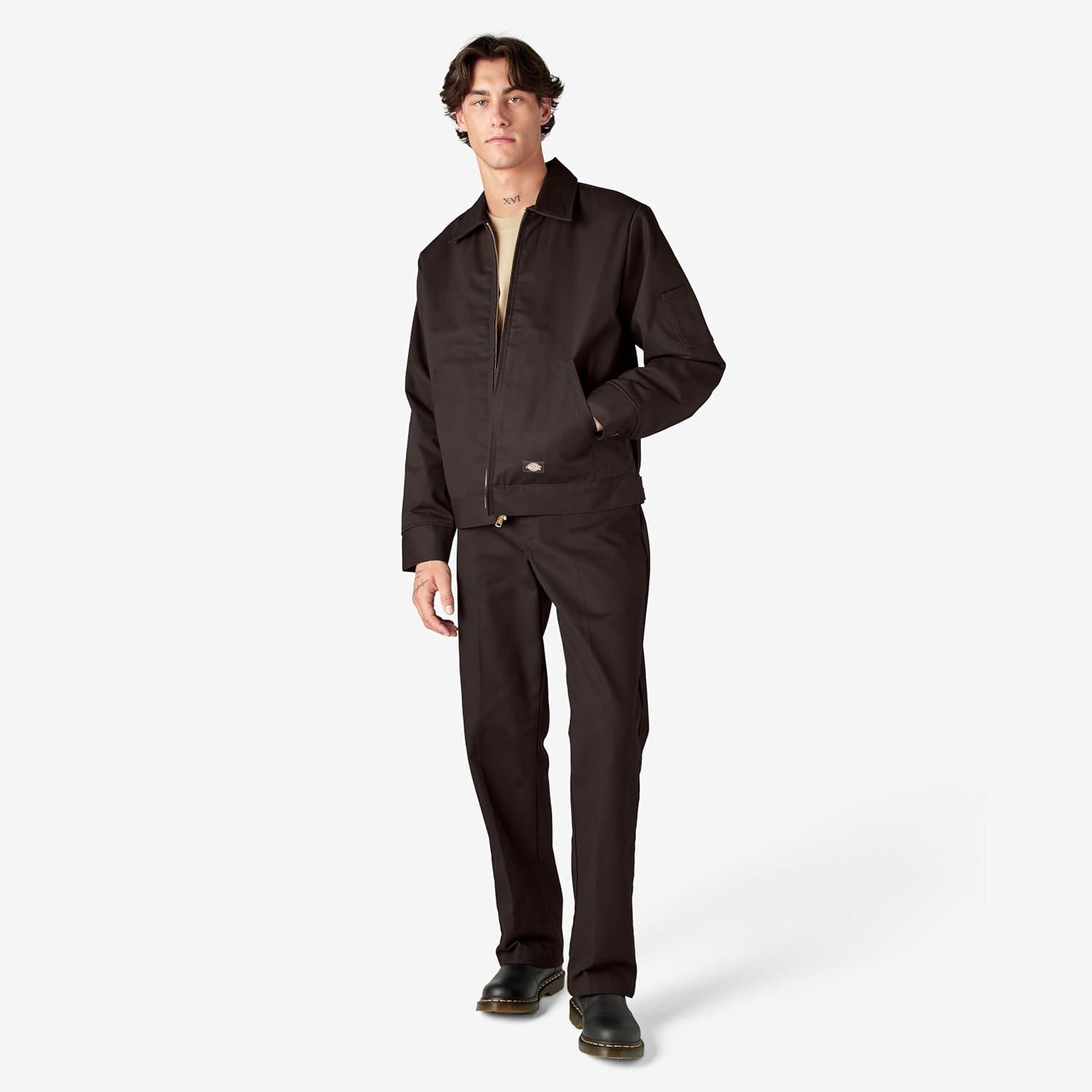 image:imageDickies mens Insulated Eisenhower Frontzip JacketDark Brown