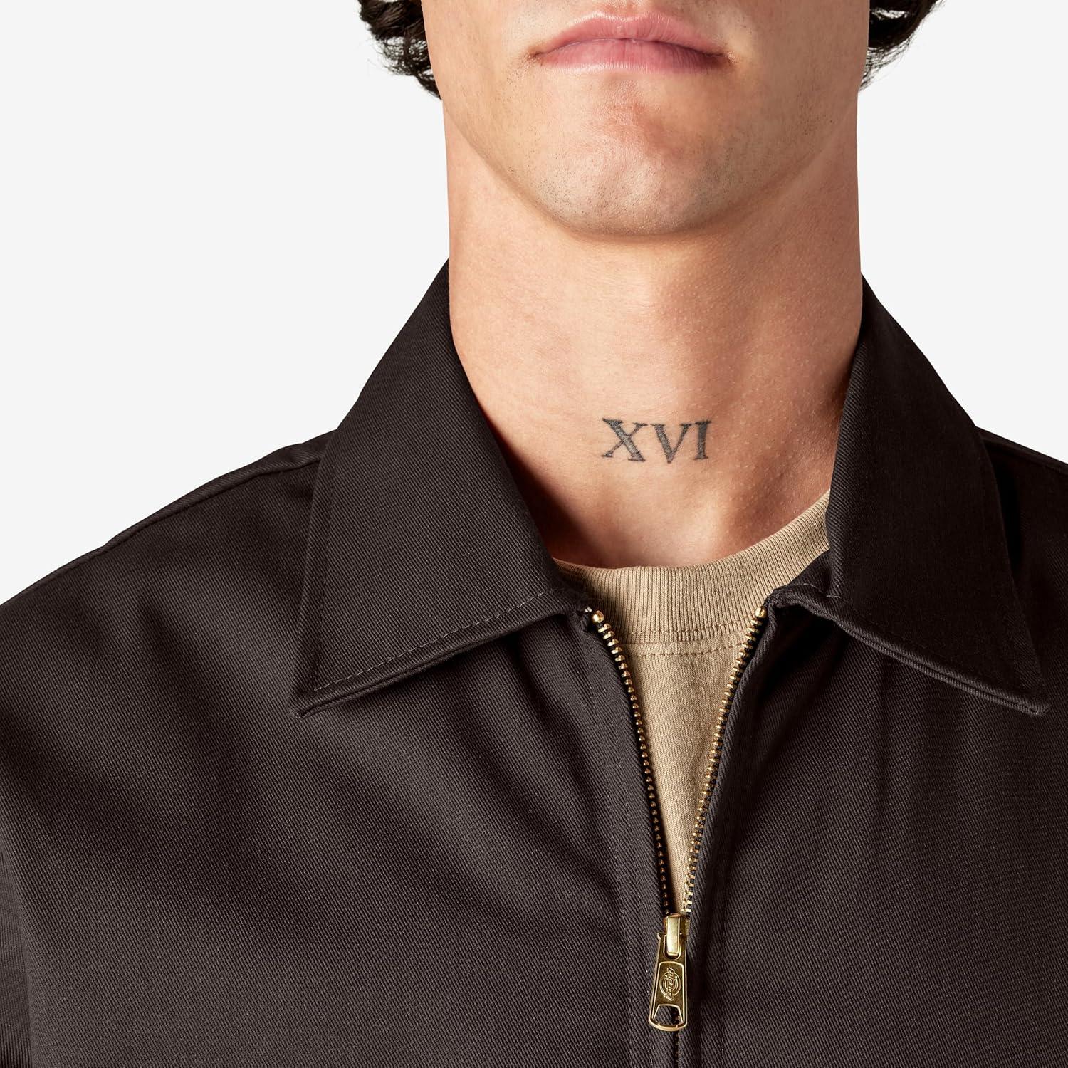 image:imageDickies mens Insulated Eisenhower Frontzip JacketDark Brown