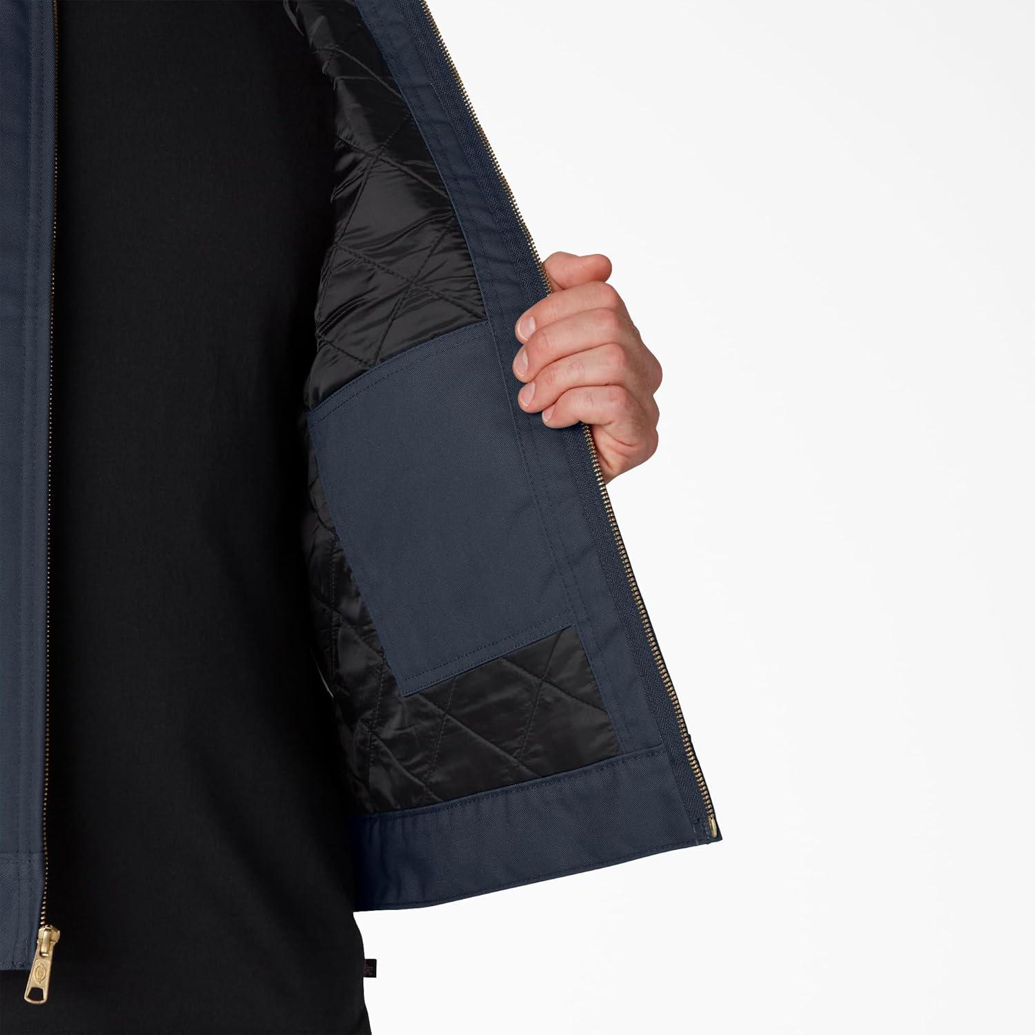 image:imageDickies mens Insulated Eisenhower Frontzip JacketDark Navy
