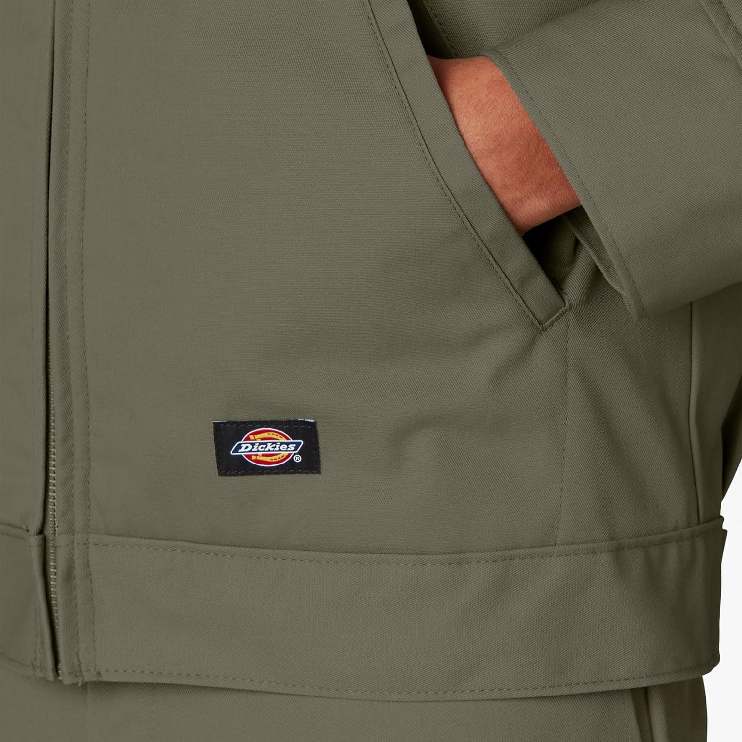 image:imageDickies mens Insulated Eisenhower Frontzip JacketMoss