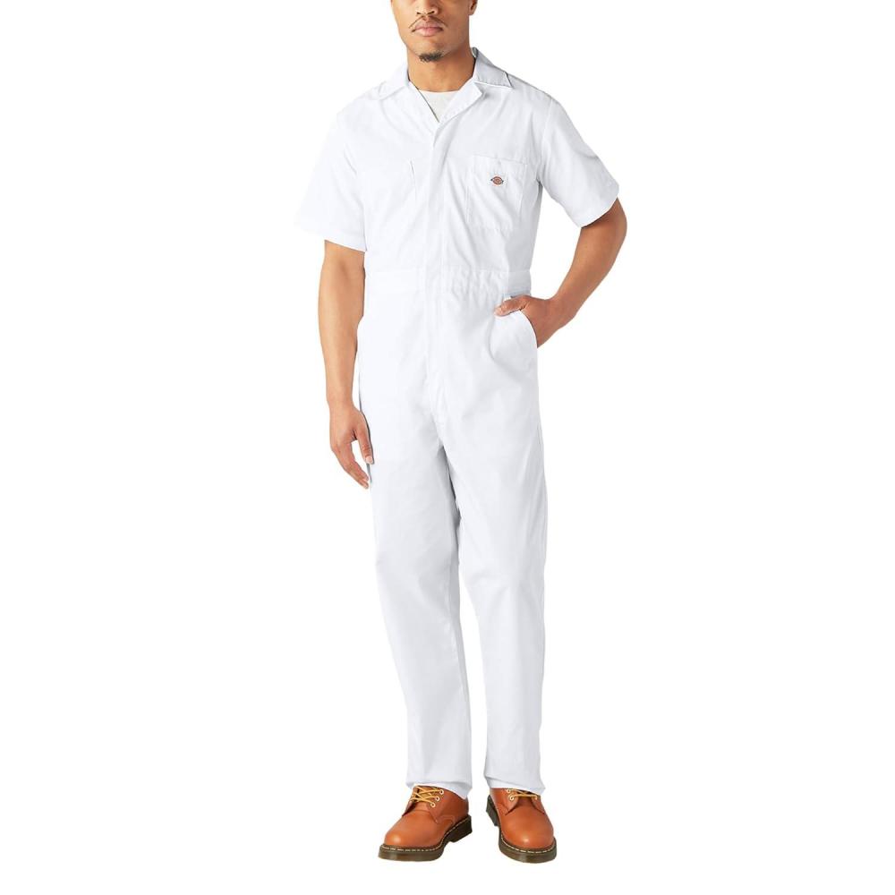 image:imageDickies Mens Short Sleeve CoverallsWhite