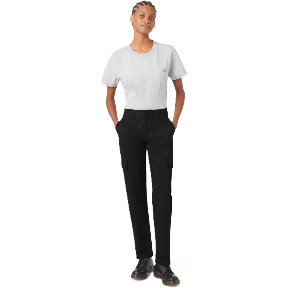 image:imageDickies Womens Super Flex Twill Cargo PantBlack