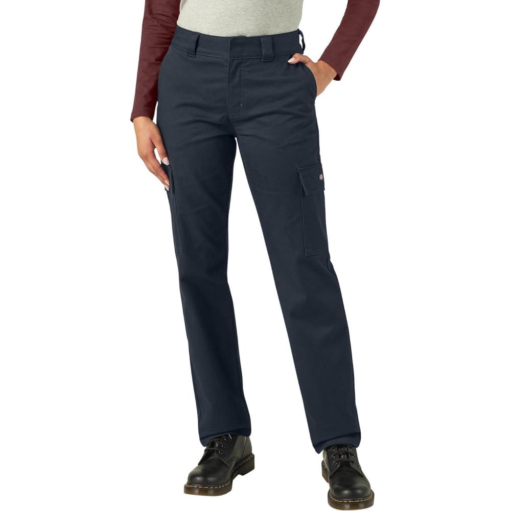 image:imageDickies Womens Super Flex Twill Cargo PantDark Navy