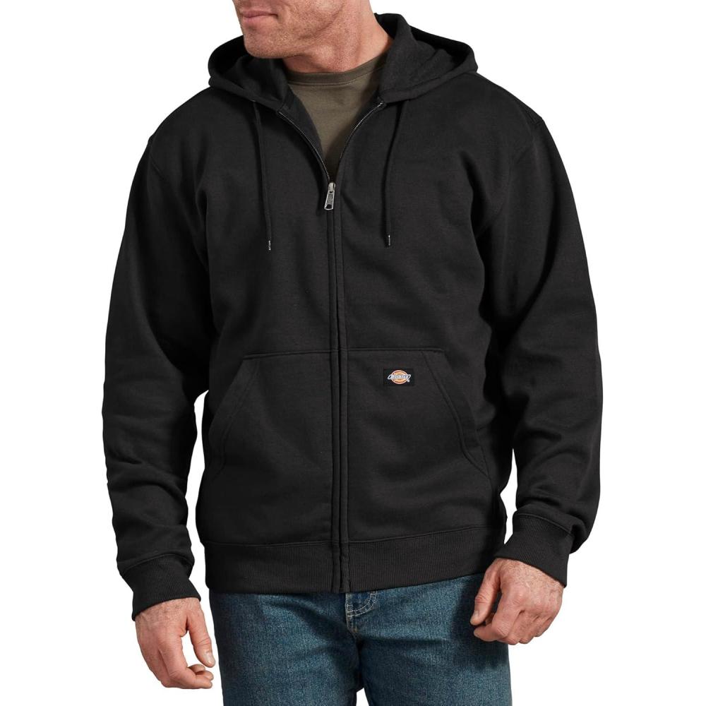 image:imageDickies mens Big Tall Full Zip Fleece HoodieBlack