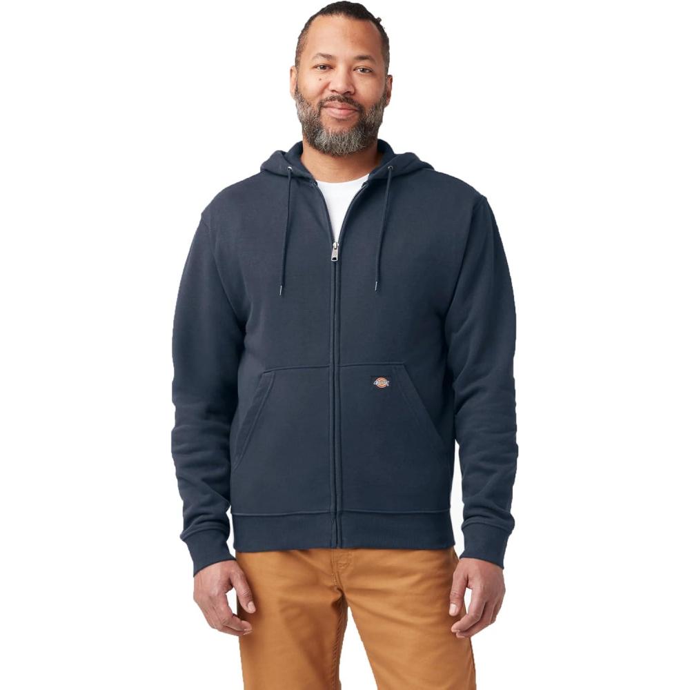 image:imageDickies mens Big Tall Full Zip Fleece HoodieDark Navy