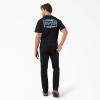 Dickies Mens 5-Pocket Athletic Taper Denim Jean(Black Denim)
