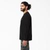 Dickies Men’s Big and Tall Long Sleeve Heavyweight Crew Neck(Black)