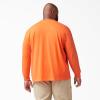 Dickies Men’s Big and Tall Long Sleeve Heavyweight Crew Neck(Bright Orange)