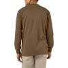 Dickies Men’s Big and Tall Long Sleeve Heavyweight Crew Neck(Brown Duck/Black Heather)