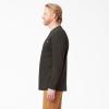 Dickies Men’s Big and Tall Long Sleeve Heavyweight Crew Neck(Chocolate Brown)