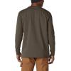 Dickies Men’s Big and Tall Long Sleeve Heavyweight Crew Neck(Chocolate Brown Single Dye Heather)