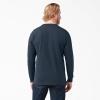 Dickies Men’s Big and Tall Long Sleeve Heavyweight Crew Neck(Dark Navy)