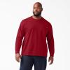 Dickies Men’s Big and Tall Long Sleeve Heavyweight Crew Neck(English Red)