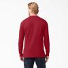 Dickies Men’s Big and Tall Long Sleeve Heavyweight Crew Neck(English Red)