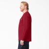 Dickies Men’s Big and Tall Long Sleeve Heavyweight Crew Neck(English Red)