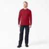 Dickies Men’s Big and Tall Long Sleeve Heavyweight Crew Neck(English Red)