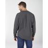 Dickies Men’s Big and Tall Long Sleeve Heavyweight Crew Neck(Grey)