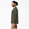 Dickies Men’s Big and Tall Long Sleeve Heavyweight Crew Neck(Moss Green)