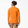 Dickies Men’s Big and Tall Long Sleeve Heavyweight Crew Neck(Orange)
