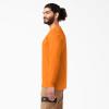 Dickies Men’s Big and Tall Long Sleeve Heavyweight Crew Neck(Orange)