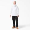 Dickies Men’s Big and Tall Long Sleeve Heavyweight Crew Neck(White)