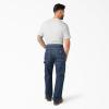 Dickies Men’s Relaxed-Fit Carpenter Jean(Rinsed Indigo Blue)