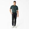 Dickies Men’s Skinny Straight Double Knee Work Pants(Black)