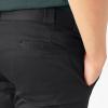 Dickies Men’s Skinny Straight Double Knee Work Pants(Black)