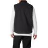 Dickies Men’s Stonewashed Duck High Pile Fleece Lined Vest(Stonewashed Black)