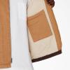Dickies Men’s Stonewashed Duck High Pile Fleece Lined Vest(Stonewashed Brown Duck)