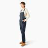 Dickies Women’s Double Front Bib Overalls(Rinsed Diesel Gray)