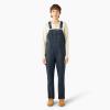Dickies Women’s Double Front Bib Overalls(Rinsed Diesel Gray)