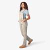 Dickies Women’s Double Front Bib Overalls(Rinsed Stone)