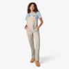Dickies Women’s Double Front Bib Overalls(Rinsed Stone)