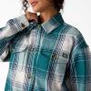 Dickies Women’s Flannel Shacket(Balsam)