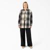 Dickies Women’s Flannel Shacket(Black)