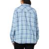 Dickies Women’s Plaid Flannel Long Sleeve Shirt(Blue)