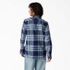 Dickies Women’s Plaid Flannel Long Sleeve Shirt(Naval Academy)