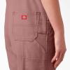 Dickies Women’s Relaxed Fit Bib Overall(Rinsed Ash Rose)