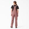 Dickies Women’s Relaxed Fit Bib Overall(Rinsed Ash Rose)