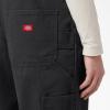 Dickies Women’s Relaxed Fit Bib Overall(Rinsed Black)