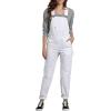 Dickies Women’s Relaxed Fit Bib Overall(White)