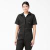 Dickies Womens Short Sleeve FLEX Coverall – P(Black V1)