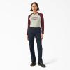 Dickies Womens Super Flex Twill Cargo Pant(Dark Navy)