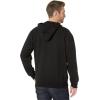 Dickies mens Big Tall Full Zip Fleece Hoodie(Black)